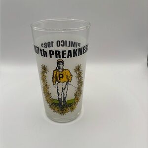 1982 107th Preakness Vintage Collector Glass-Pimlico, Baltimore.